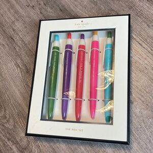 Kate Spade Ink Pen Set . NEW